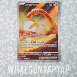 Pokemon Card Orthworm 224/193 Secret Rare Scarlet Violet Paldea Evolved LP - Image 1