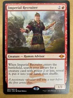MTG 1x Imperial Recruiter # 281 Modern Horizons 2 Magic the Gathering Card x1 NM - Image 1