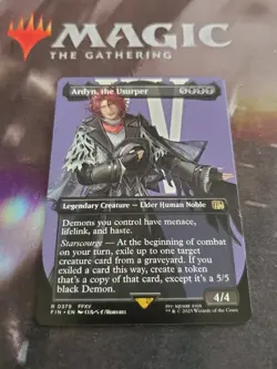 Mtg. Ardyn, the Usurper. Borderless. #379. Final Fantasy. Pack Fresh - Image 1