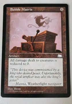 Bubble Matrix Weatherlight Regular LP Lightly Played MTG - Image 1