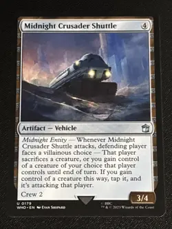 MTG Universes Beyond: Doctor Who Midnight Crusader Shuttle 0179 NM - Image 1
