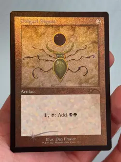 1X ETCHED FOIL Golgari Signet MINT MTG Magic Secret Lair Retro Frame Dan Frazier - Image 1