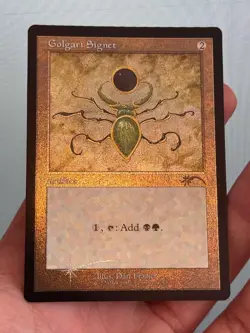 1X ETCHED FOIL Golgari Signet MINT MTG Magic Secret Lair Retro Frame Dan Frazier - Image 3