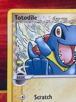 Totodile (Delta Species) 67/101 Common - 2006 Pokemon ex Dragon Frontiers - LP - Image 2