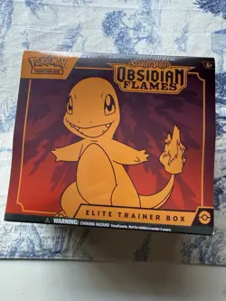 Pokemon TCG Scarlet & Violet Obsidian Flames Factory Sealed Elite Trainer Box - Image 1