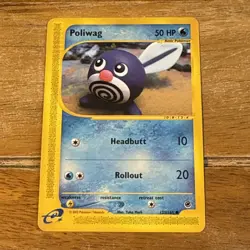 Poliwag 125/165 Common Expedition Base Set Pokemon - Image 1