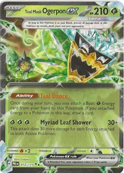 Pokemon TCG Teal Mask Ogerpon Ex Holo 012/131 Prismatic Evolutions - Image 1