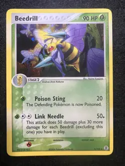 Pokemon Beedrill 1/112 from Fire Red Leaf Green in LP- condition! - Image 1