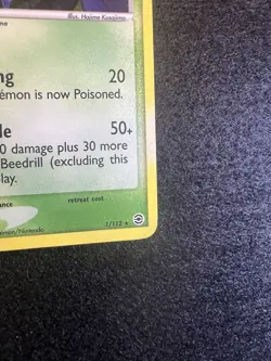 Pokemon Beedrill 1/112 from Fire Red Leaf Green in LP- condition! - Image 4