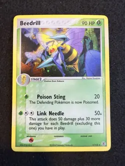 Pokemon Beedrill Holo 1/112 from Fire Red Leaf Green in LP condition! - Image 1