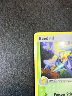 Pokemon Beedrill Holo 1/112 from Fire Red Leaf Green in LP condition! - Image 3
