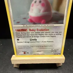 Pokemon TCG Happiny LV. 8 14/17 HP 60 Basic Baby Evolution 2008 Holo - Image 4
