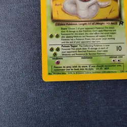 Pokemon TCG - Dark Arbok - 2/82 - Holo Unlimited - Team Rocket - Image 5