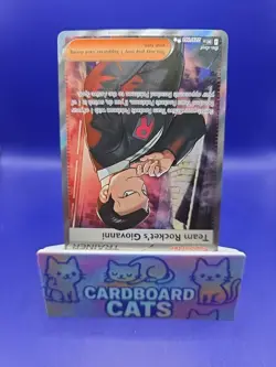 Pokemon Team Rocket's Giovanni 225/182 Destined Rivals Ultra Rare Holo Trainer - Image 2