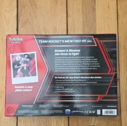 POKEMON TCG SCARLET & VIOLET DESTINED RIVALS TEAM ROCKET'S MEWTWO EX BOX - Image 2