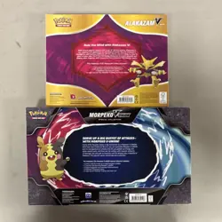 Pokemon Alakazam V Box & Morpeko V-Union Special Collection Box Promo English - Image 2