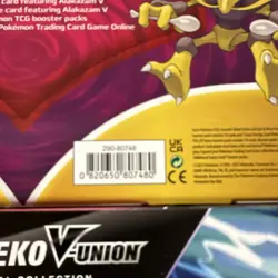Pokemon Alakazam V Box & Morpeko V-Union Special Collection Box Promo English - Image 3