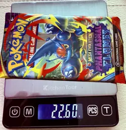 Pokemon 🔥 Mega Evolution Phantasmal Flames – 7 HEAVY Packs (22.6–22.65g) 🔥 - Image 4