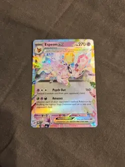 Pokemon TCG Espeon EX 034/131 Prismatic Evolutions pack fresh - Image 1