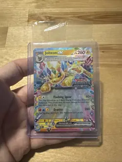 Pokemon TCG Jolteon EX 030/131 Double Rare Holo Prismatic Evolutions Stamped - Image 1