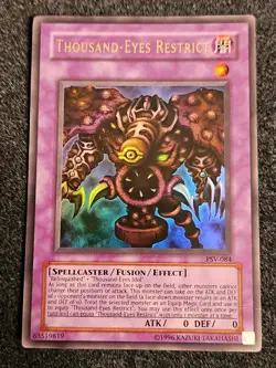 Yu-Gi-Oh Thousand-Eyes Restrict 1st Edition PSV-084 HP - Image 1
