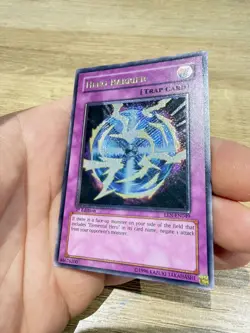 YUGIOH HERO BARRIER EURO ULTIMATE RARE 1ST EDITION NM EEN-EN049 - Image 3