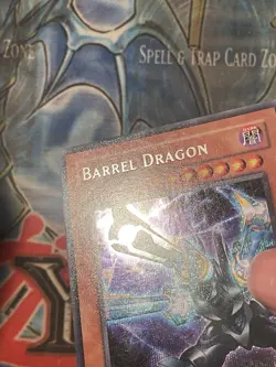 LP Yugioh Asian English Barrel Dragon Prismatic Secret Rare VB5-003 - Image 2