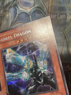 LP Yugioh Asian English Barrel Dragon Prismatic Secret Rare VB5-003 - Image 3