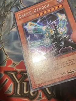 LP Yugioh Asian English Barrel Dragon Prismatic Secret Rare VB5-003 - Image 5