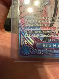 Bandai Boa Hancock One Piece Card Game EB03-026 SP Special Foil Seven Warlords - Image 5