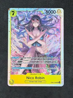 One Piece TCG - Nico Robin EB03-055 Foil SR - The Heroines Edition NM - Image 1
