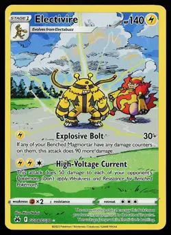 Electivire GG08/GG70 Ultra Rare Crown Zenith Pokemon Card - Image 1