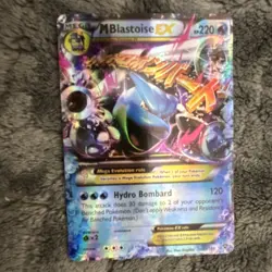 Pokemon M Blastoise EX Full Art Ultra Rare Holo XY 30/146 Card - Image 2