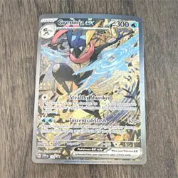 Pokemon Greninja ex 132 SVP Promo Holo EX 300 HP Torrential Slash Card - Image 1