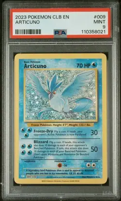 Pokemon Trading Card Game Classic Articuno CLB 009/034 PSA 9 - Image 1