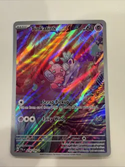 Pokemon TCG Tinkatink Scarlet & Violet Paldea Evolved Holo Card 216/193 - Image 1