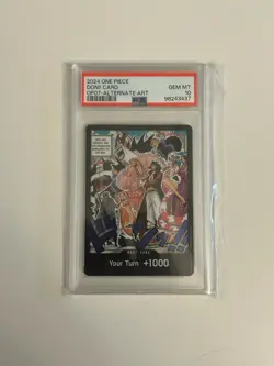 2024 One Piece DON!! Card OP07-Alternate Art 500 Years in the Future PSA 10 - Image 1