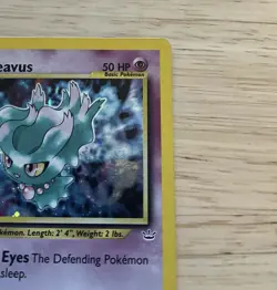 Pokemon TCG Misdreavus Neo Revelation Holo Card 11/64 Unlimited Rare #S335 - Image 2