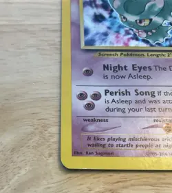 Pokemon TCG Misdreavus Neo Revelation Holo Card 11/64 Unlimited Rare #S335 - Image 3