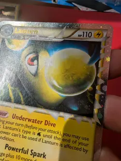 Lanturn 86/95 Unleashed Prime Holo Pokemon Card Excellent Condition - Image 4