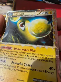 Lanturn 86/95 Unleashed Prime Holo Pokemon Card Excellent Condition - Image 5