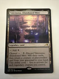 Takenuma, Abandoned Mire, 278/302 MTG Regular Rare NM - Image 1