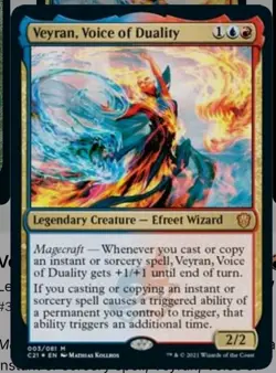Veyran, Voice of Duality Commander 2021 Foil - Image 1