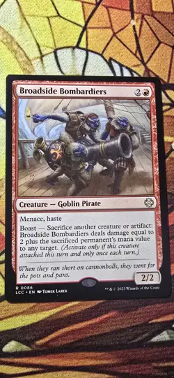 Broadside Bombardiers Commander: the Lost Caverns of Ixalan Regular Rare MTG NM - Image 1
