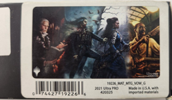 ULTRA PRO MAGIC THE GATHERING CRIMSON VOW PLAYMAT IN BOX Dracula Ensemble - Image 1