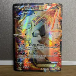 Pokemon Black & White Boundaries Crossed #146 White Kyurem EX Full Art LP - Image 1