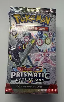 | Pokemon Prismatic Evolutions Booster Pack - Random Art - SEALED - Image 2