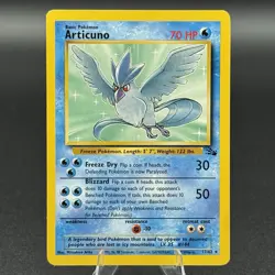 Articuno 17/62 - Pokemon Fossil Base Set - Unlimited Rare - Image 1