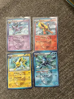 Pokemon Plasma Freeze - Espeon, Flareon, Jolteon, Glaceon￼NM /M / LP++++ - Image 1