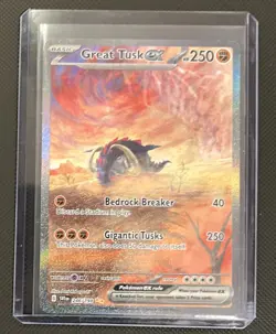 Great Tusk ex 246/198 Special Illustration Rare Scarlet & Violet Pokemon - Image 3